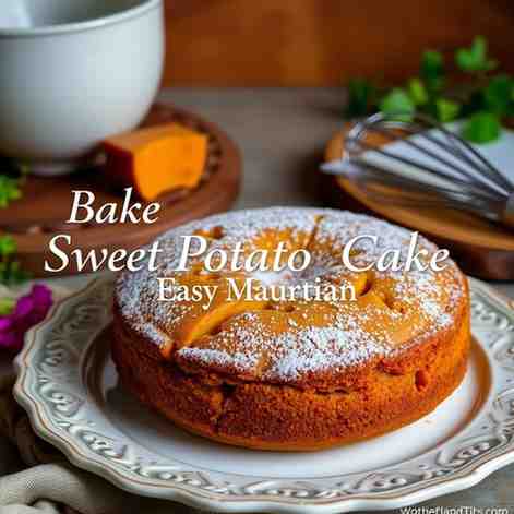 Bake the Best Sweet Potato Cake - Easy Mauritian Recipe